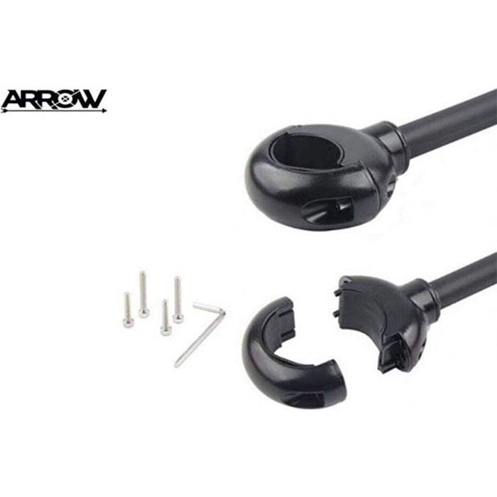 Arrow Fietsspiegel – Verstelbaar – Stuurbevestiging 22,2mm – Zwart