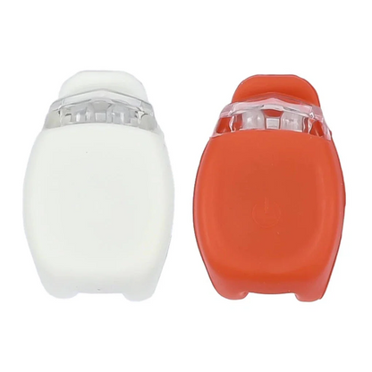 Siliconen LED Fietsverlichting Set Rood en Wit - Incl. batterijen